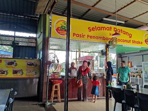 coconut shake pasir penambang